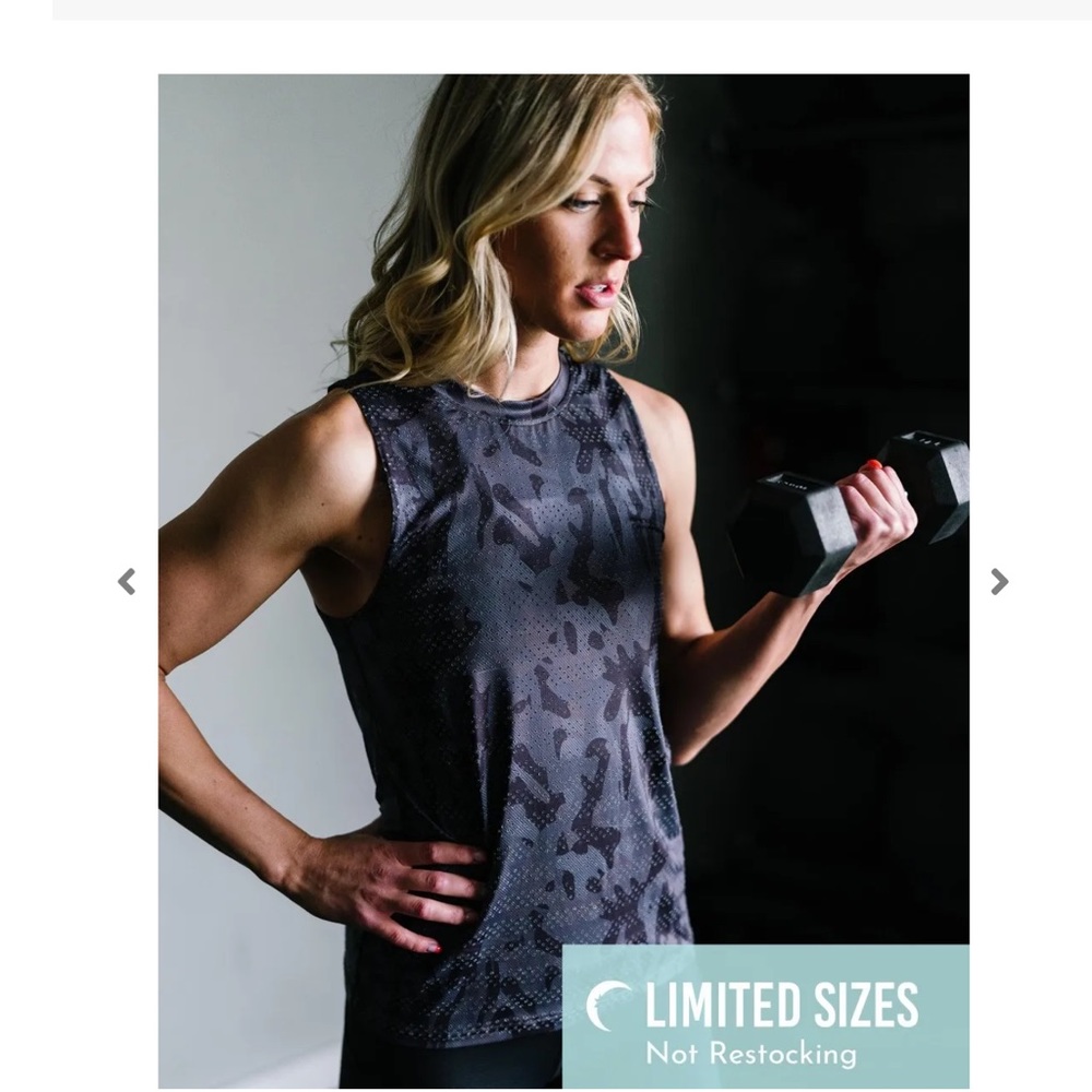 Zyia Mesh Camo Chill Tank
